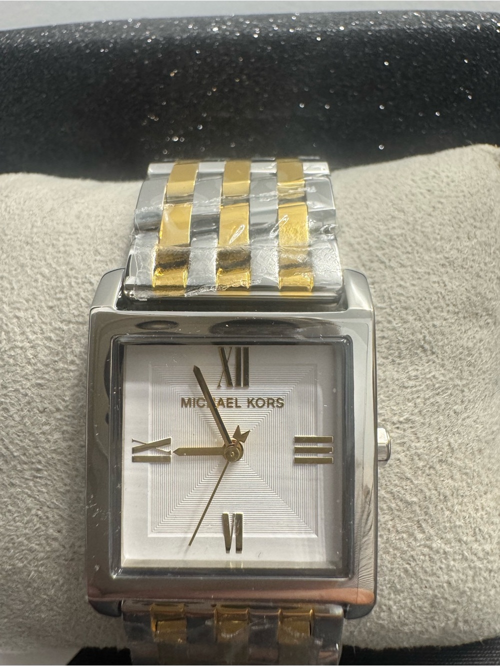 Michael Kors Petite Georgie Two-Tone Watch-Silver & Gold